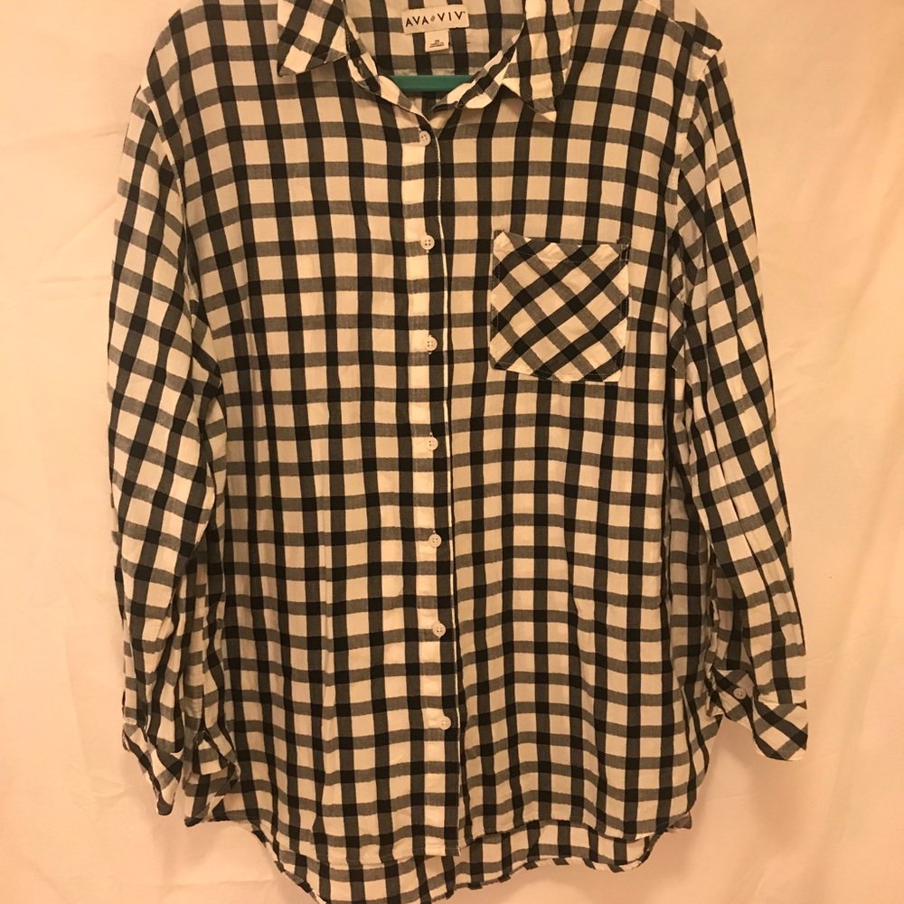 Ava and Viv button up shirt